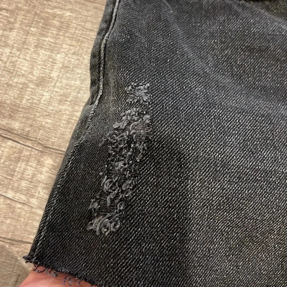 NWT!! Rails - The Fairfax High Rise Cut Off Shorts - Ash Black - Size 26 - Picture 7 of 9